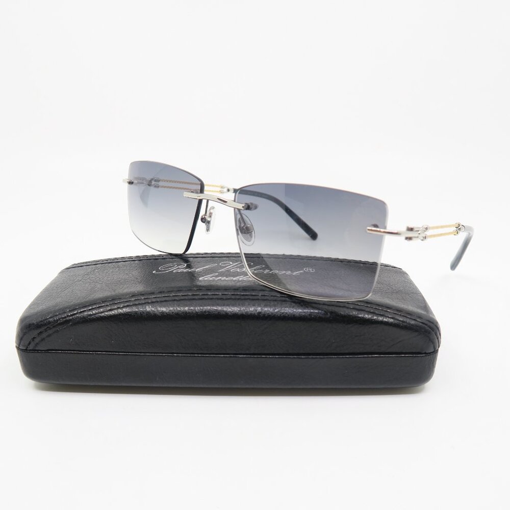 Paul Vosheront PV 637S C2 23K Gold Plated Silver and Gold Unisex New Sunglasses.